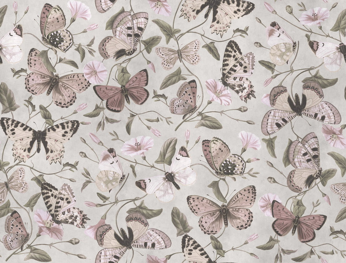 Butterflies, Pastel Mural Wallpaper - pure wallpaper artwork
