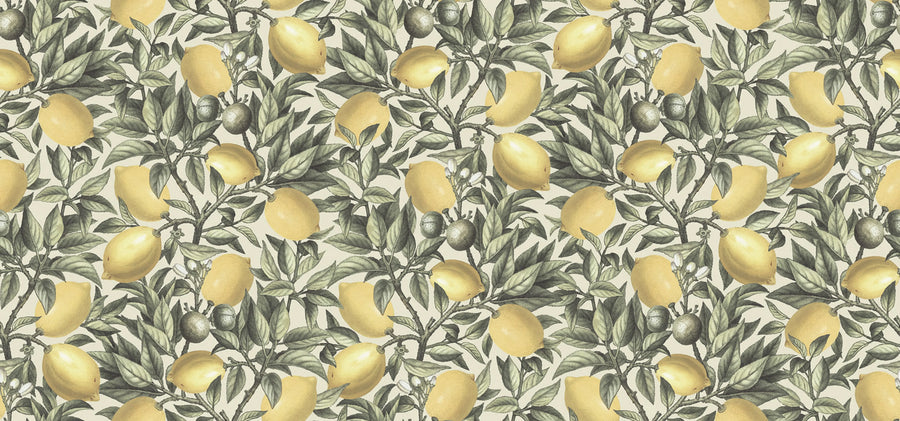 Lemon Tree, Light Green Mural Wallpaper