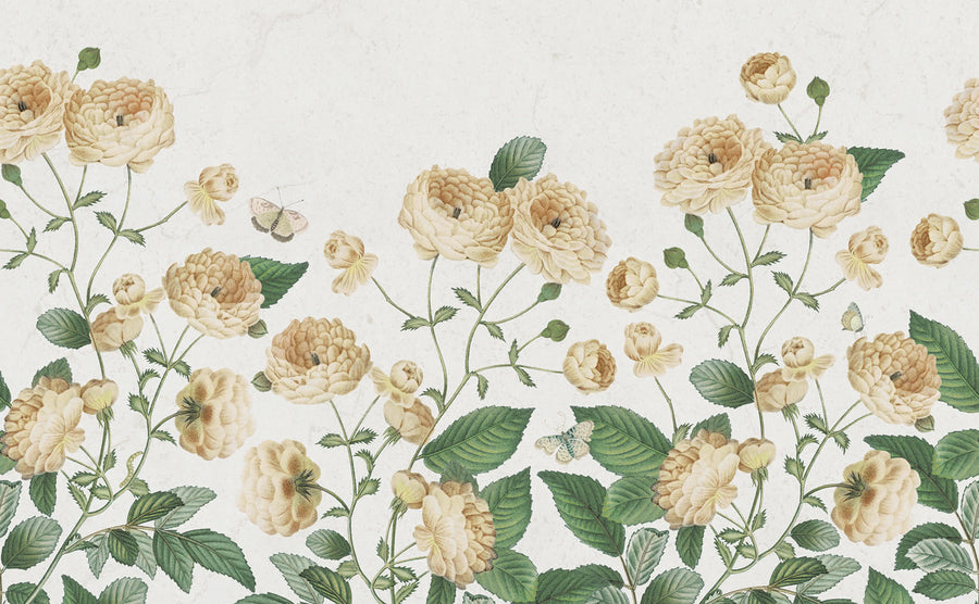Sweet Buttercups, Sand Mural Wallpaper