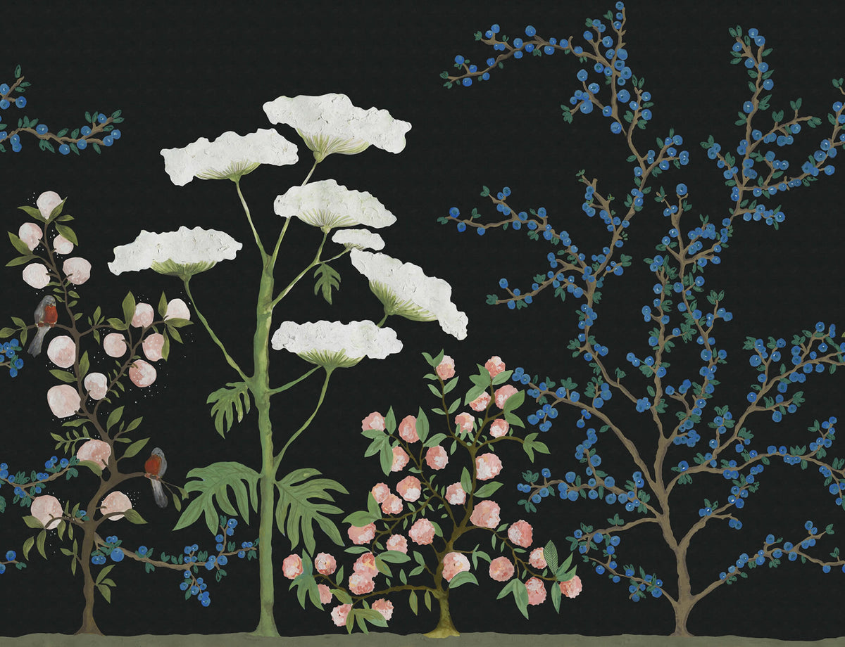 Crowberry, Midnight Mural Wallpaper - pure wallpaper artwork