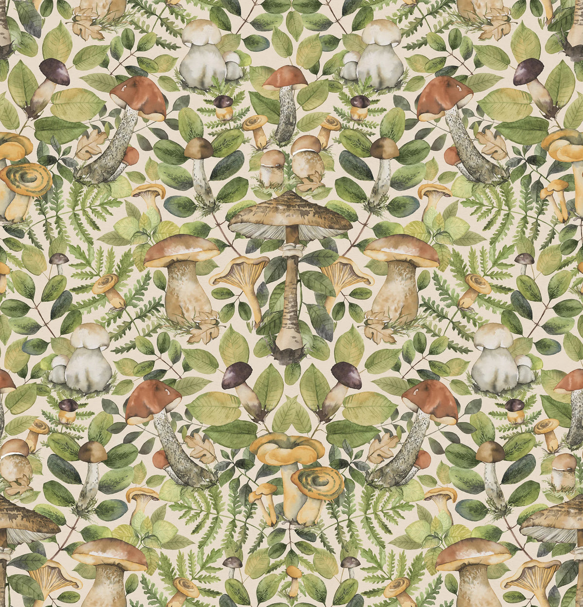Mushroom Forest, Day Mural Wallpaper - pure wallpaper artwork