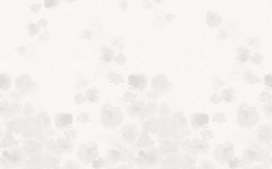 Faded Dreams, White Mural Wallpaper