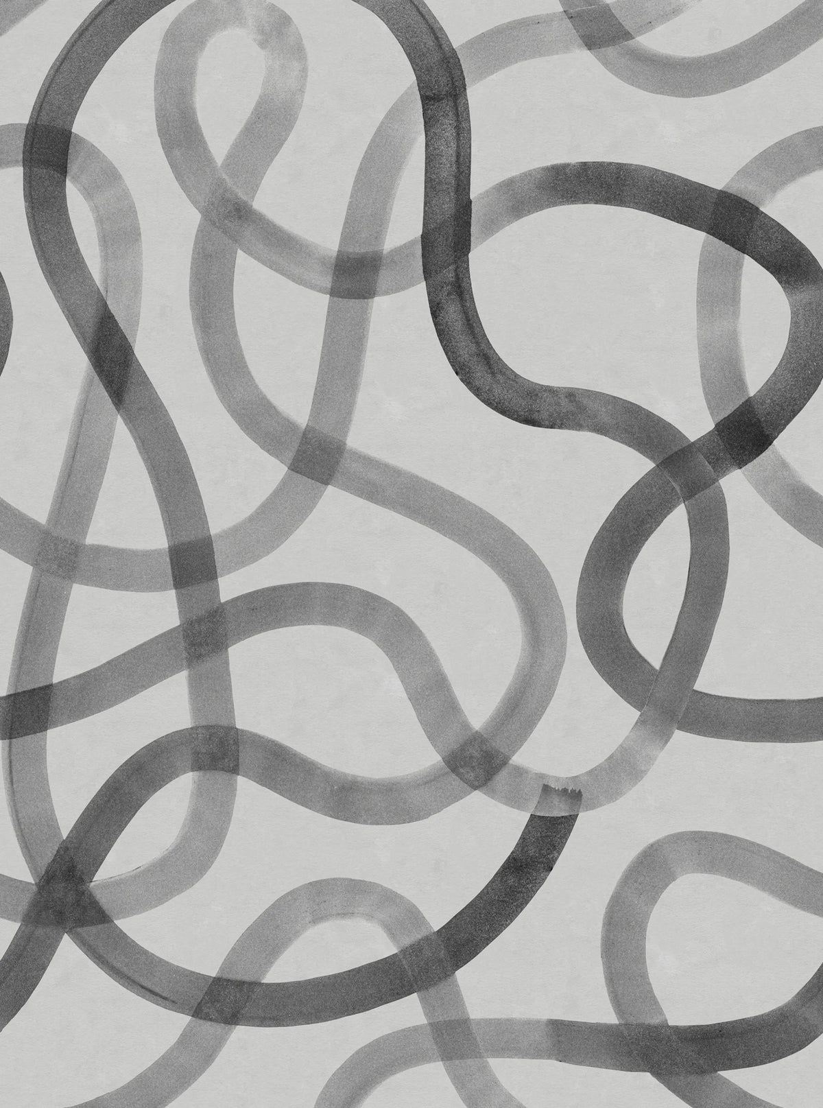 Serpentine, Gray Mural Wallpaper - pure wallpaper artwork
