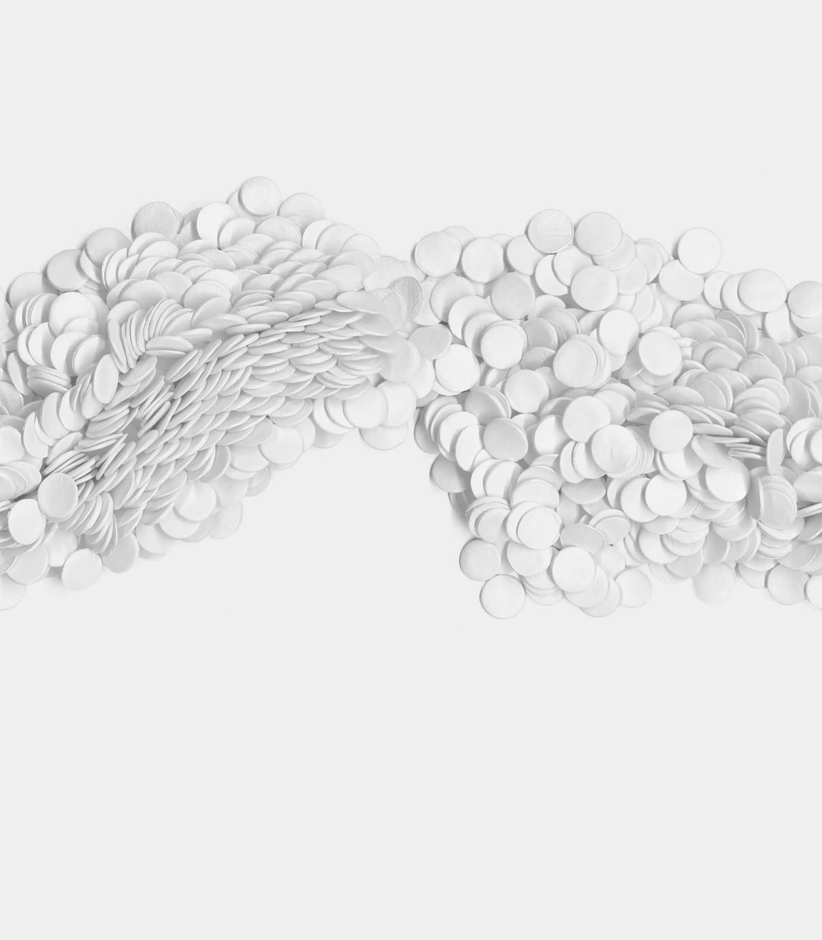 Scattered Dots, White Mural Wallpaper - pure wallpaper artwork