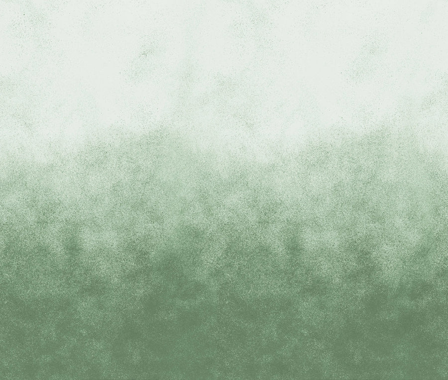 Ash Gradient, Green Mural Wallpaper