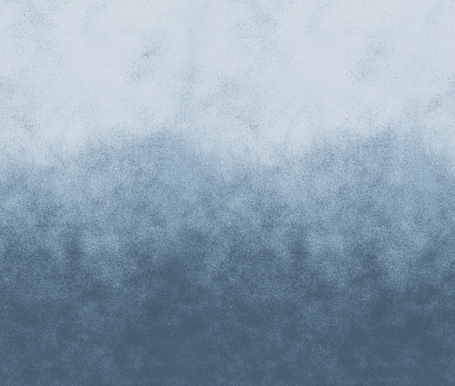 Ash Gradient, Blue Mural Wallpaper