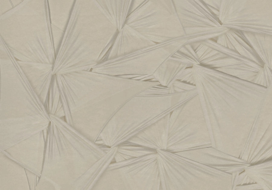 Silk Shadows, Beige Mural Wallpaper