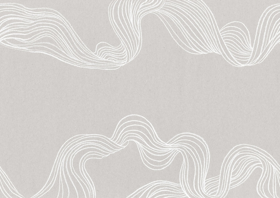 Stripes by Hand, Sand Mural Wallpaper