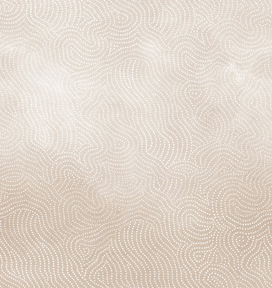 Wiggly Dots, Sand Mural Wallpaper