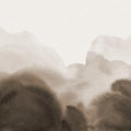 Flowing Hills, Brown Mural Wallpaper - pure wallpaper artwork