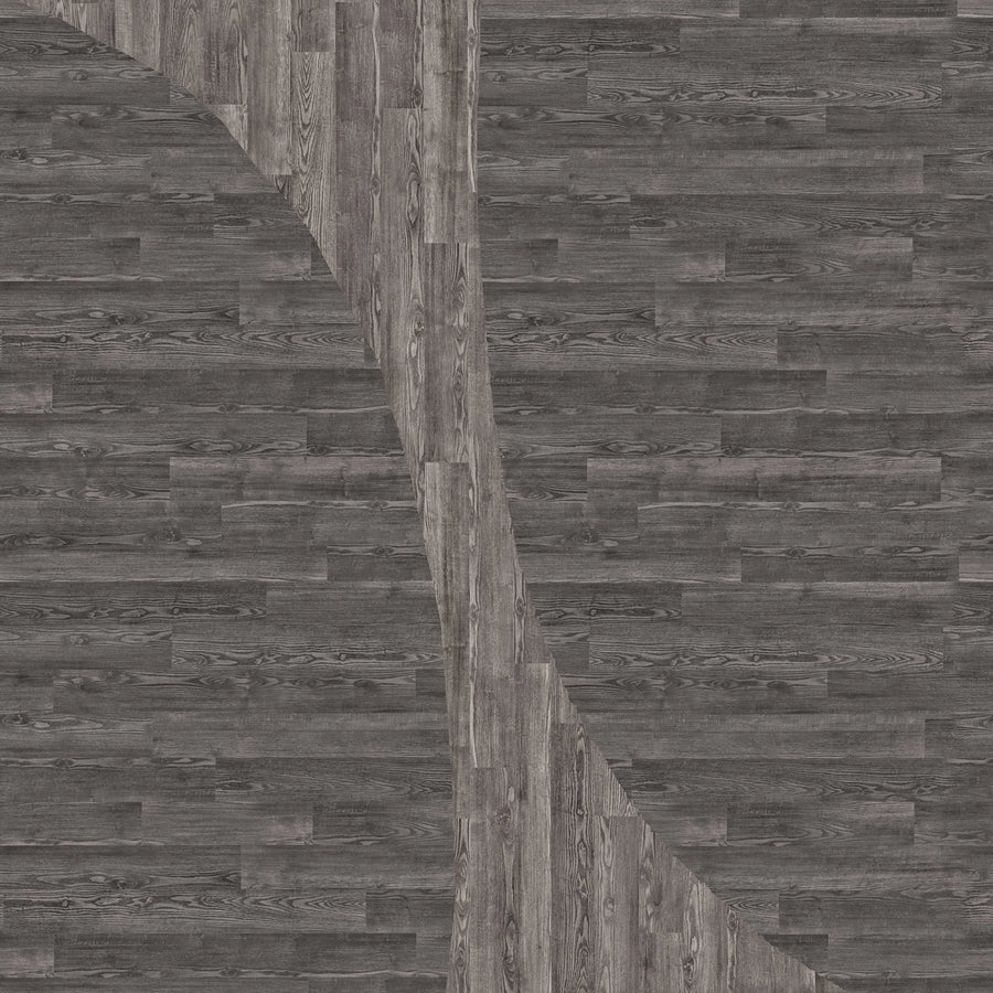 Woodline, Gray Mural Wallpaper