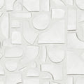 Clay Figures, White Mural Wallpaper - pure wallpaper artwork