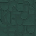 Clay Figures, Emerald Mural Wallpaper - pure wallpaper artwork