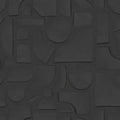 Clay Figures, Graphite Mural Wallpaper - pure wallpaper artwork