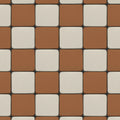 Porcelain Tiles, Orange Mural Wallpaper - pure wallpaper artwork
