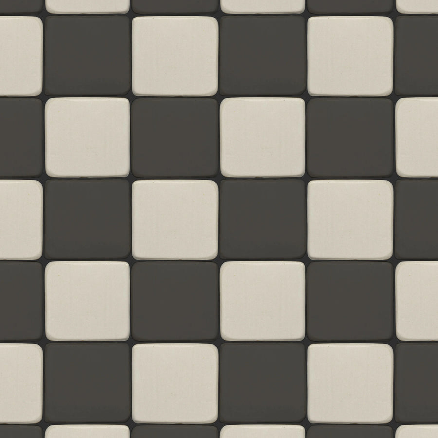 Porcelain Tiles, Graphite Mural Wallpaper
