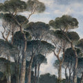 Umbrella Pines, Vintage Mural Wallpaper - pure wallpaper artwork