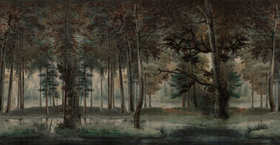 Lovers Forest, Midnight Mural Wallpaper