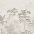 Jungle Horizon, Beige Mural Wallpaper - pure wallpaper artwork