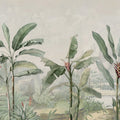 Tropical Palms, Vintage Mural Wallpaper - pure wallpaper artwork