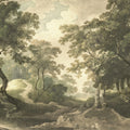 The Vintage Grove, Green Mural Wallpaper - pure wallpaper artwork