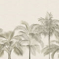 Retro Jungle, Beige Mural Wallpaper - pure wallpaper artwork