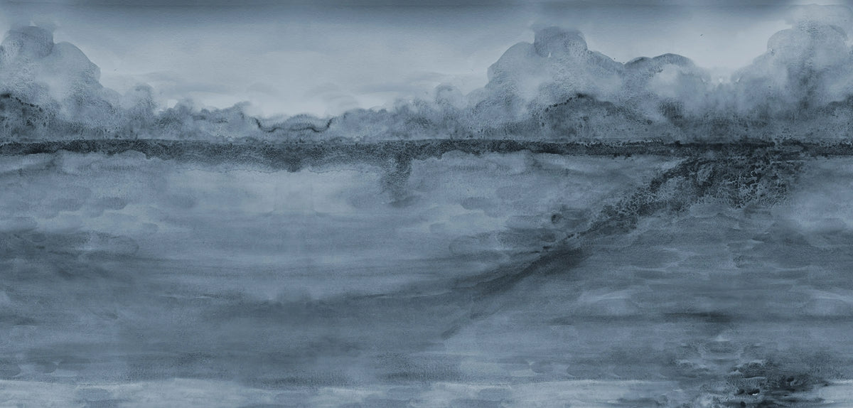 Crystal Water, Blue Mural Wallpaper - pure wallpaper artwork