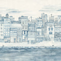 Harbor, Blue Mural Wallpaper - pure wallpaper artwork