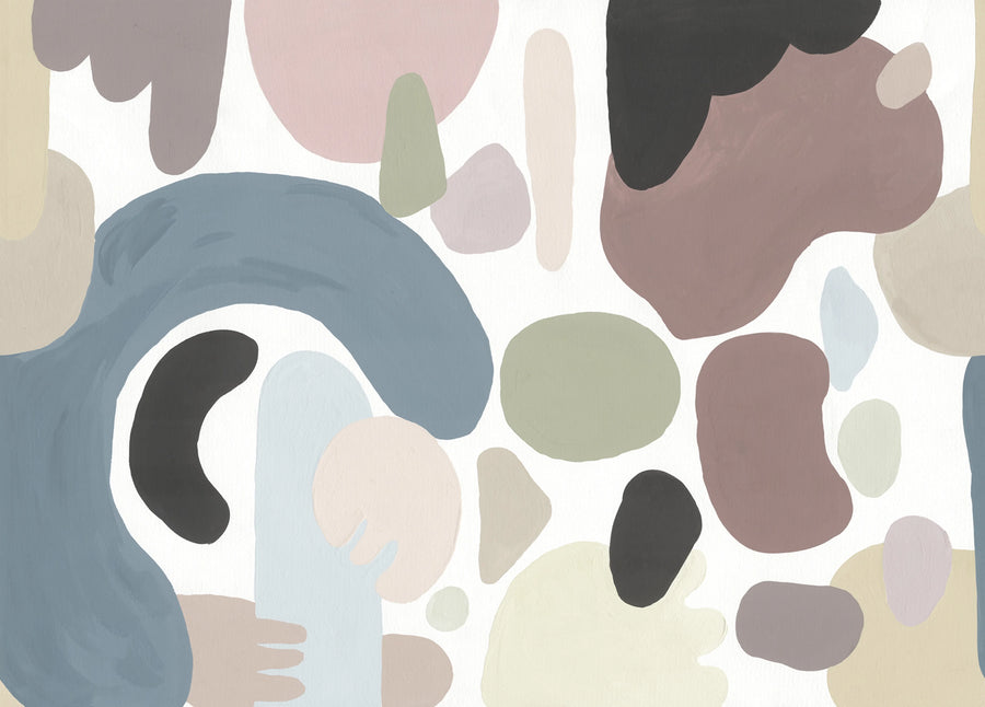 Color Clicks, Pastel Mural Wallpaper