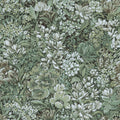 Floral Garden, Green Mural Wallpaper - pure wallpaper artwork