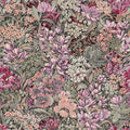 Floral Garden, Red Mural Wallpaper - pure wallpaper artwork