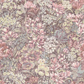 Floral Garden, Pink Mural Wallpaper - pure wallpaper artwork