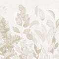 Happy Plants, Beige Mural Wallpaper - pure wallpaper artwork