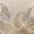 Shadow Leaf, Beige Mural Wallpaper - pure wallpaper artwork