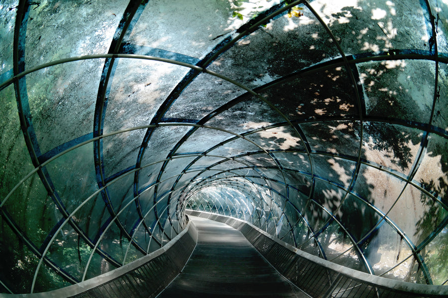 Tunnel Of Glass Mural Wallpaper