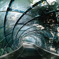 Tunnel Of Glass Mural Wallpaper - pure wallpaper artwork