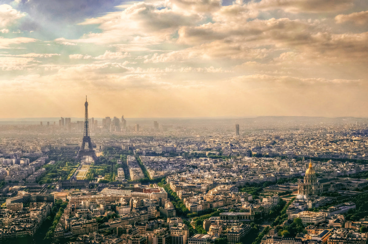 Paris Panorama Mural Wallpaper - pure wallpaper artwork