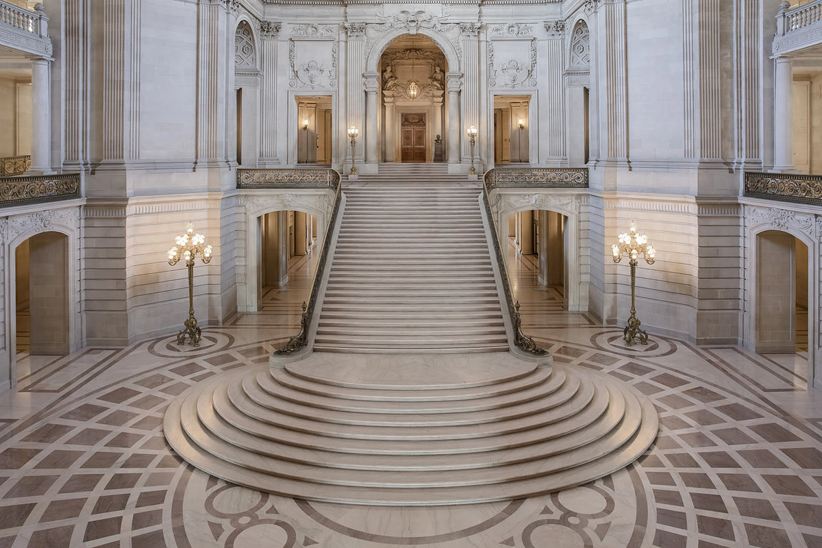 Majestic Staircase Mural Wallpaper - pure wallpaper artwork