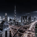 Sparkling City Lights Mural Wallpaper - pure wallpaper artwork