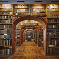 Vintage Library Mural Wallpaper - pure wallpaper artwork