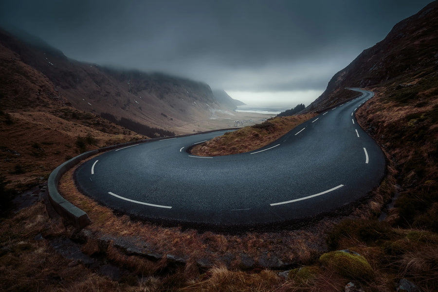 Switchback Mural Wallpaper
