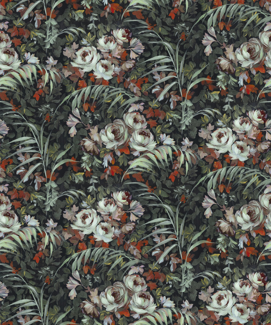 Dazzling Foliage, Lush Mural Wallpaper