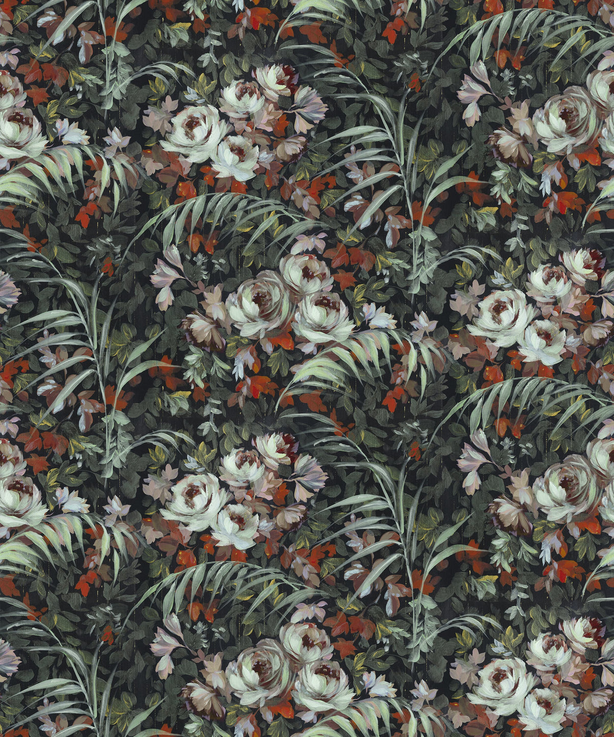 Dazzling Foliage, Lush Mural Wallpaper - pure wallpaper artwork