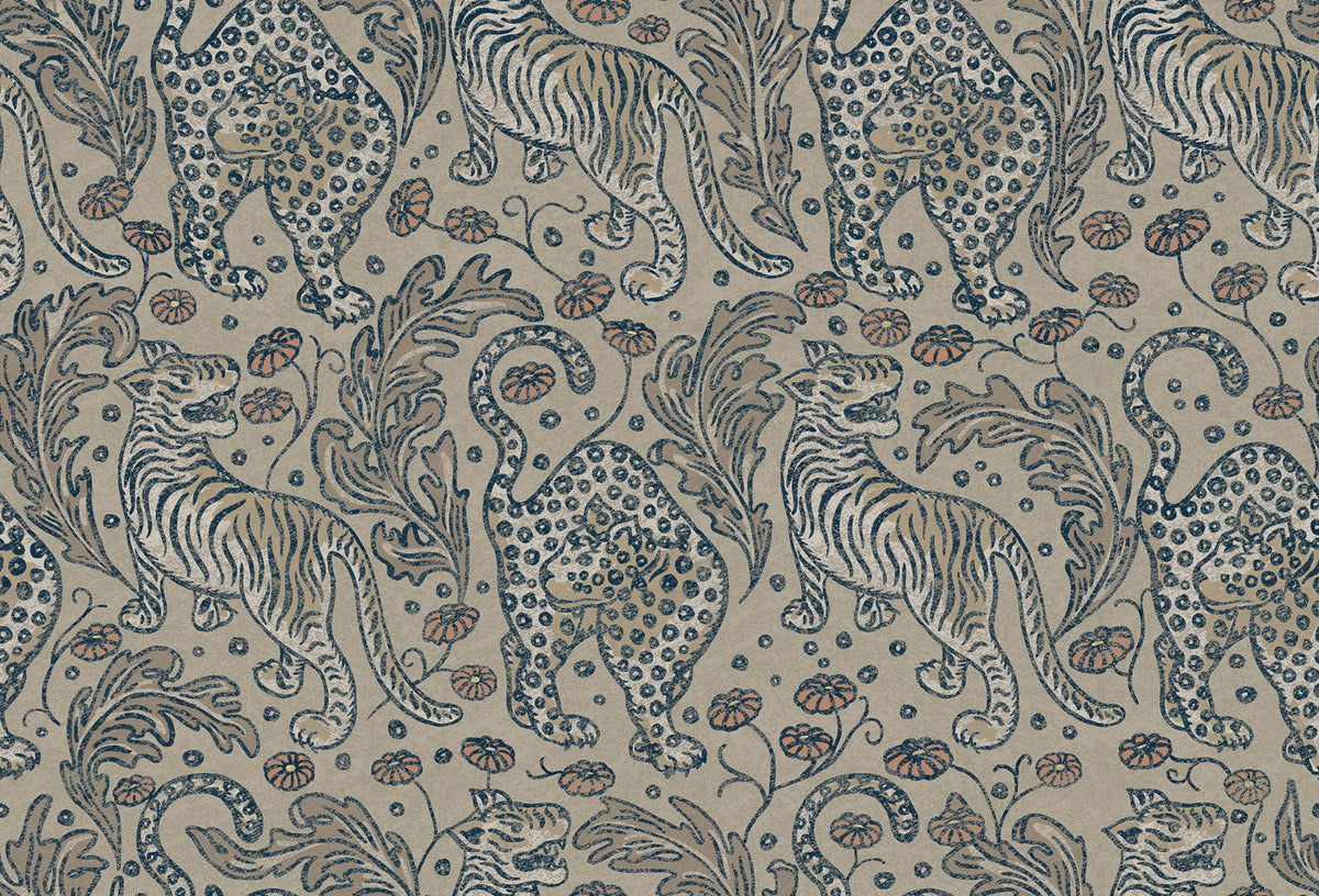 Year Of The Tiger, Sand Mural Wallpaper - pure wallpaper artwork