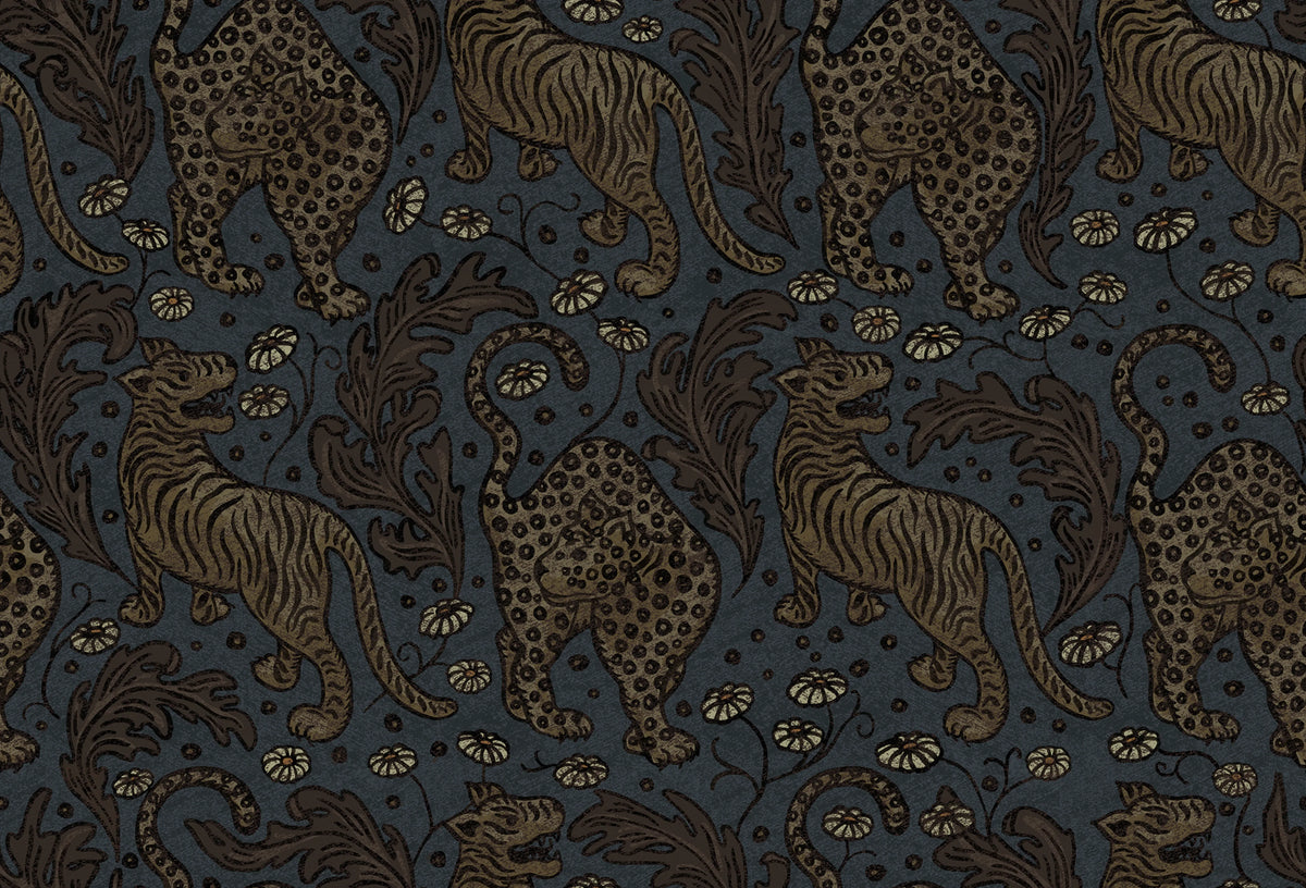 Year Of The Tiger, Midnight Mural Wallpaper - pure wallpaper artwork