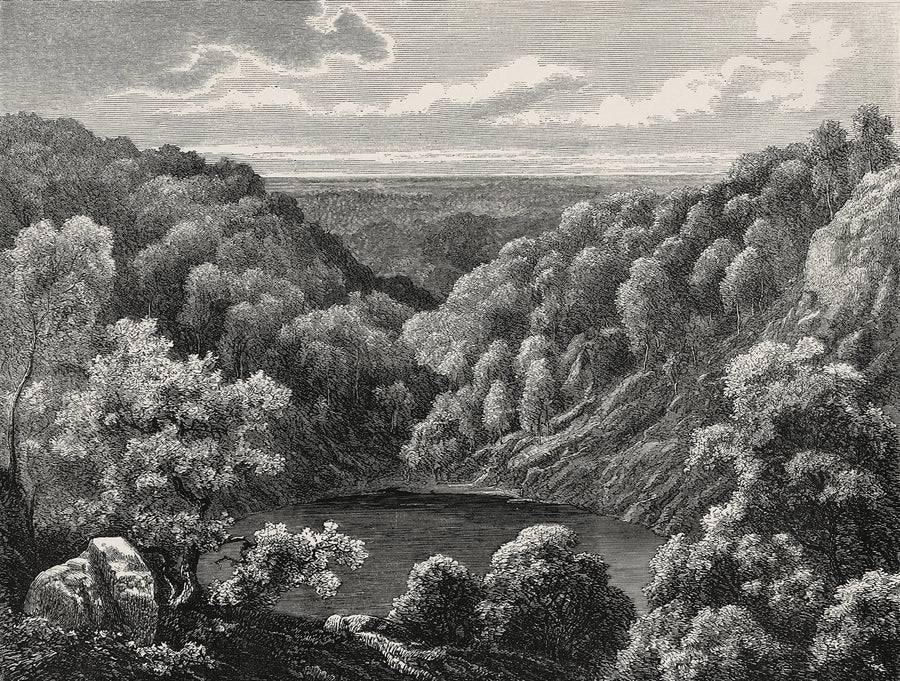Mystery Lake, Vintage Mural Wallpaper