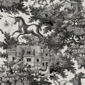 Fairy Tale Castle, Graphite Mural Wallpaper - pure wallpaper artwork
