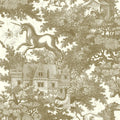 Fairy Tale Castle, Gold Mural Wallpaper - pure wallpaper artwork