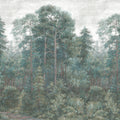 Green Wood, Emerald Mural Wallpaper - pure wallpaper artwork