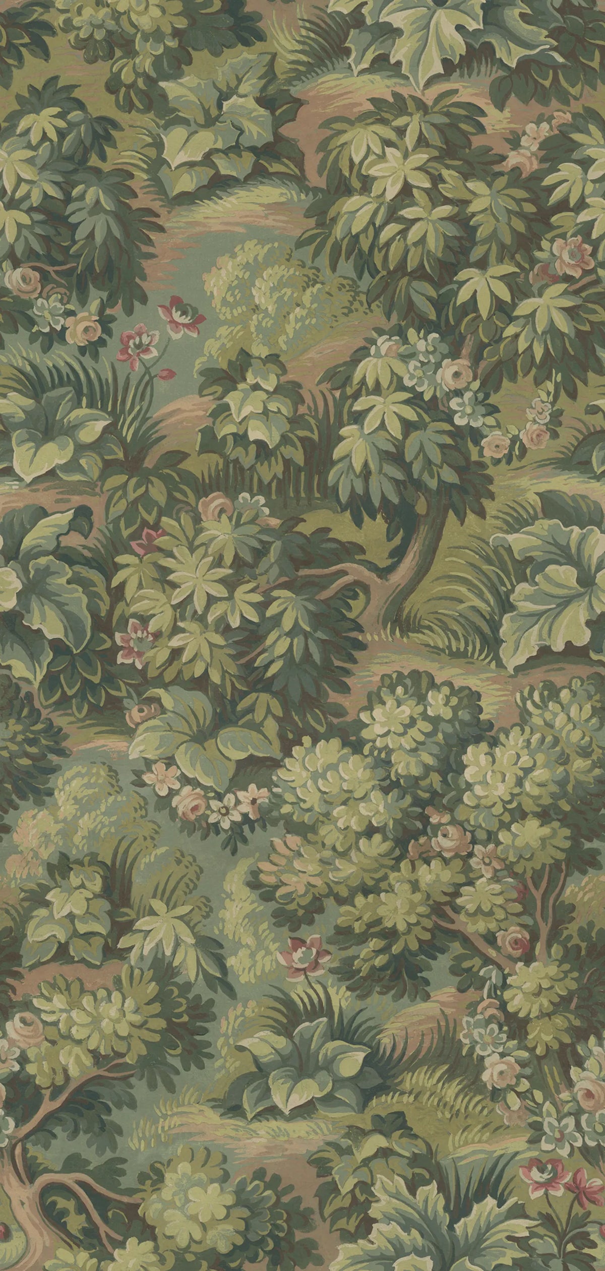 The Path, Green Mural Wallpaper - pure wallpaper artwork